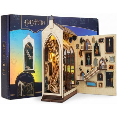 Karsten Harry Potter BOOK NOOK 3D DIY Puzzle LED Dekorace mezi knihami Dárek – Hledejceny.cz