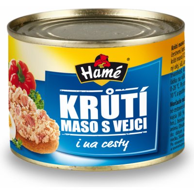 Hamé Krůtí maso s vejci, 180g