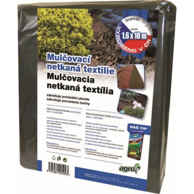 Agro AGRO mulčovací netkaná textilie 1,6x10 m – Zbozi.Blesk.cz