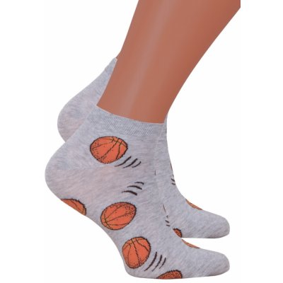 Steven Chlapecké kotníkové ponožky 025/026 světlý melír