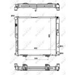 Chladič, chlazení motoru NRF 53876 – Sleviste.cz