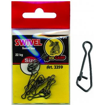 Extra Carp Karabinka Hooked Snap vel.6