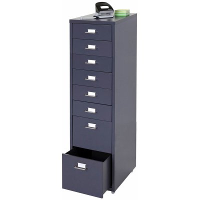 Mendler na kolečkách Boston T851 110x28x41cm 8 zásuvek tmavě šedá – Zboží Dáma Mendler na kolečkách Boston T851 110x28x41cm 8 zásuvek tmavě šedá – Zboží Dáma