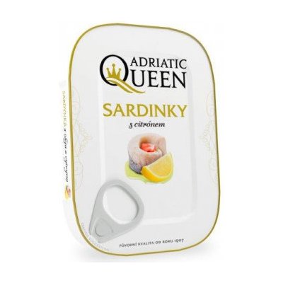Adriatic Queen - Sardinky s citronem 105 g – Zboží Dáma