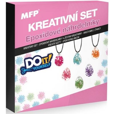 MFP 1042125 Kreativní set epoxidové náhrdelníky kapky – Zboží Mobilmania