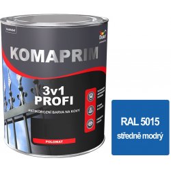 Dulux KOMAPRIM PROFI 3v1/2,5L RAL 5015 středně modrá