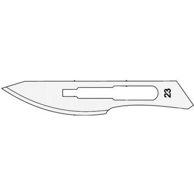 Surgeon Čepelka skalpelová Carbon Steel 100 ks č. 23 – Hledejceny.cz