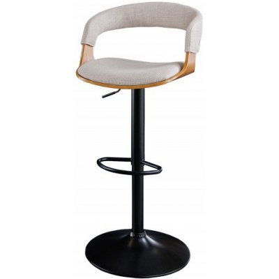 Interior DE Barová židle Manhattan béžová strukturovaná látkaBZ44198 – Zbozi.Blesk.cz
