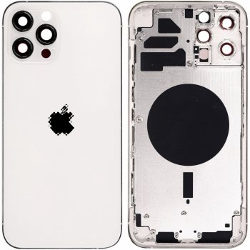 Kryt Apple iPhone 12 Pro Max - Zadný Housing stříbrný