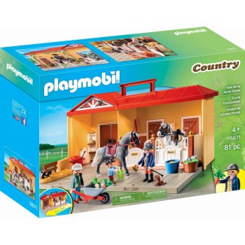 Playmobil 5671 Přenosná koňská stáj