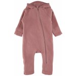 Merino overal na zip s oušky růžový Burlwood Mikk Line – Zboží Dáma