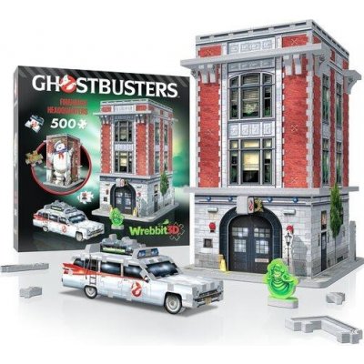 WREBBIT 3D puzzle Ghostbusters: Požární zbrojnice krotitelů duchů 500 ks – Zboží Dáma