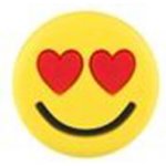 Wilson Emotisorbs Heart Eyes Face – Zboží Dáma