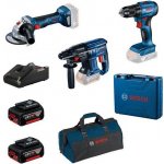 Bosch GSR 185-LI + GWS 180-LI + GBH 180-LI 0615990N1Y – Zboží Mobilmania