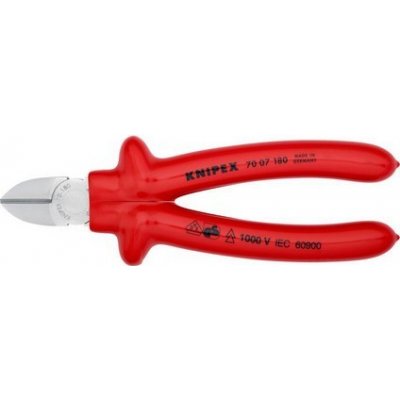 Knipex Kleště štípací boční 70-07-180 - KN70-07-180 – Zbozi.Blesk.cz