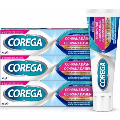 Corega Extra Strong ochrana dásní 3x 40 g – Hledejceny.cz