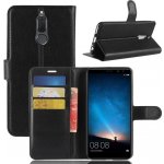 Litchi PU kožené pouzdro na mobil Huawei Mate 10 Lite - černé – Zboží Živě