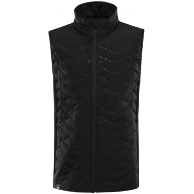 Alpine Pro Berfo 2 dětská zateplená vesta s reflexními prvky černá – Zboží Dáma