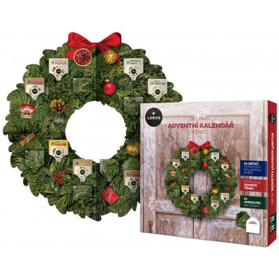 Leros Věnec adventní kalendář s čajem a jmenovkami – Hledejceny.cz