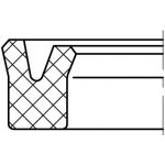 Manžeta 63x75x9,6/8,7 AU95 - DIN MA30 Rubena – Zbozi.Blesk.cz