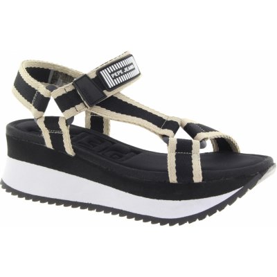 Pepe Jeans dámské sandály black PLS90465 355 black – Zboží Mobilmania