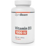 GymBeam Vitamín D3 1000 IU 120 tablet – Hledejceny.cz