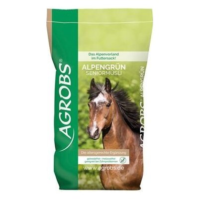 AGROBS Alpengrün SeniorMüsli Alpské zelené müsli pro seniory 15 kg – Zboží Dáma