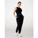 Guess NEW VICTOIRE SCUBA PANT W5YB11KBYE2-JBLK Černá – Zboží Mobilmania