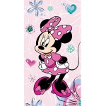 Jerry Fabrics Osuška Minnie Pink Bow 02 70 x 140 cm – Zboží Mobilmania