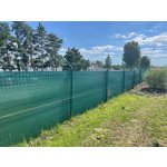 GTEX Stínící tkanina na plot rašlový úplet 90 %, 110 g/m², výška 150 cm, metráž, zelená – Zboží Dáma