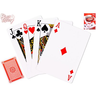 Mikro trading Hrací karty jumbo 17 cm – Zbozi.Blesk.cz