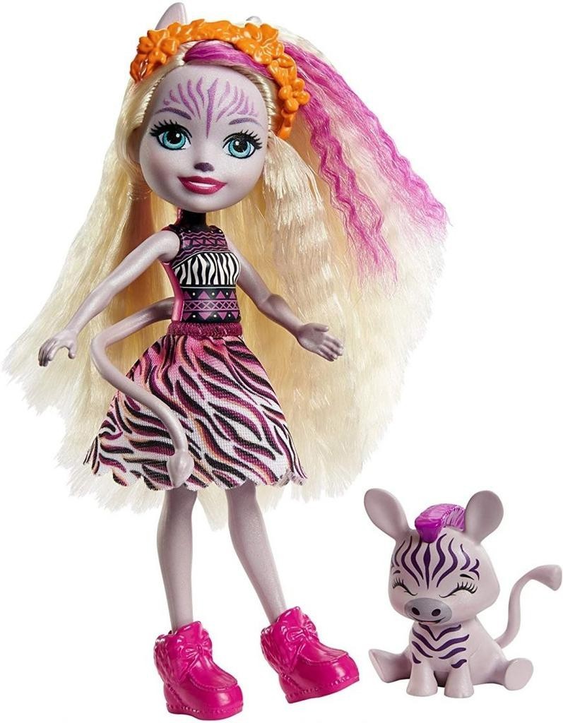 Mattel Enchantimals se zvířátkem Zadie Zebra