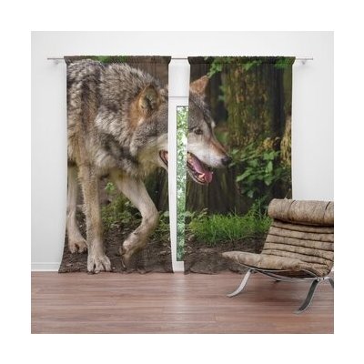 Sablio Závěs Vlk: 2ks 140x250cm – Hledejceny.cz
