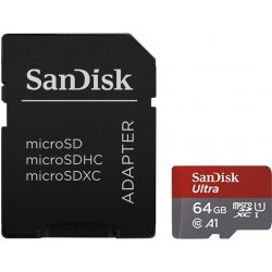 SanDisk microSDXC 64 GB UHS-I U1 SDSQUAR-064G-GN6MA