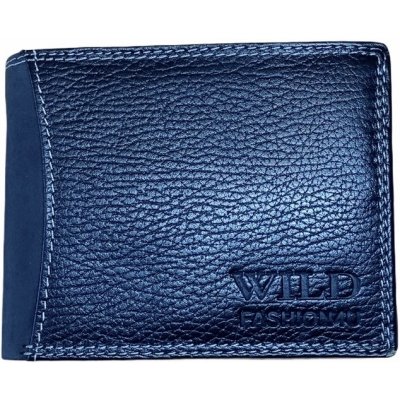 Fashion4u wild pánská kožená peněženka 5600 černá – Zboží Mobilmania