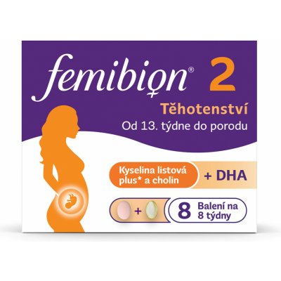Femibion 2 Těhotenství 56 tablet + 56 tablet – Zboží Dáma