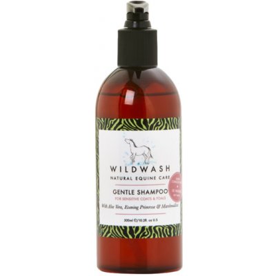 WildWash UK 100% přírodní šampon pro koně s citlivou kůží a hříbata SENSITIVE 0,3 l