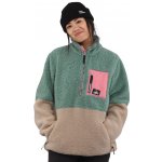 Horsefeathers dámská mikina Elvira hnědá růžová zelená – Zboží Dáma