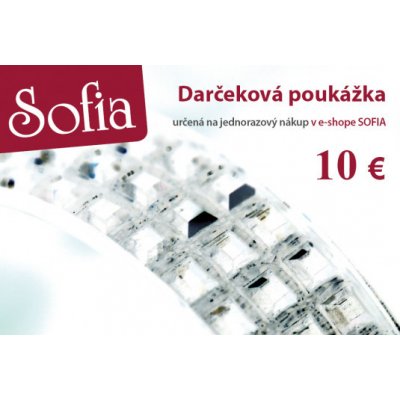 Dárkový poukaz v hodnotě 10 € – Hledejceny.cz