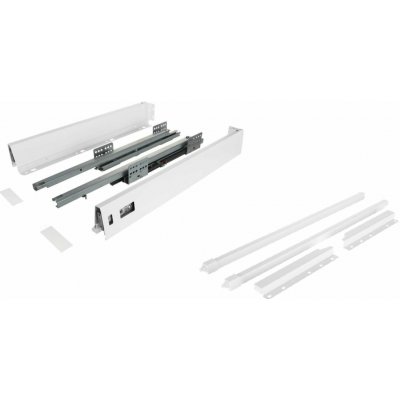 Cemux A Box zásuvka bílá H199 s relingem 500 mm – Sleviste.cz