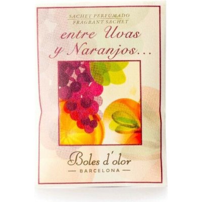 Boles d´olor Vonný sáček kapesní malý papírový 5,5 x 7,5 x 0,3 cm Entre uvas y Naranjos – Hledejceny.cz