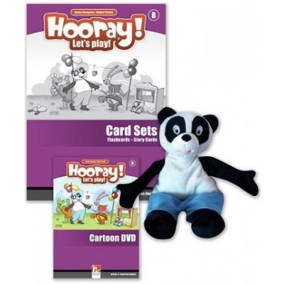 HOORAY, LET´S PLAY! B VISUAL PACK Story Cards, Flashcards, Cartoon DVD, Handpuppet – Zboží Mobilmania