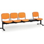 B2B Partner Čalouněné lavice do čekáren SMART, 4-sedák – Zboží Mobilmania