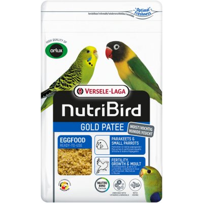 VERSELE-LAGA NutriBird GOLD PATEE Parakeets & Small Parrots 1 kg – Hledejceny.cz