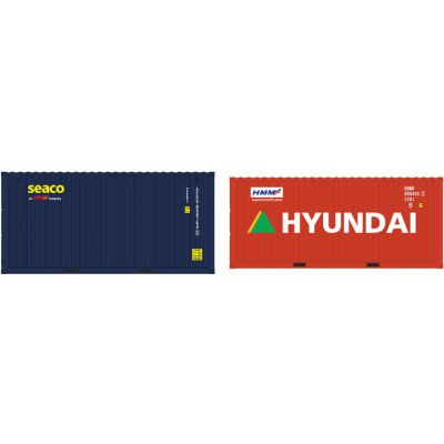 Igra Model set dvou kontejnerů Seaco HC a Hyundai 98010030 – Hledejceny.cz