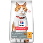 Hill's Feline Young Adult Sterilised Chicken 10 kg – Hledejceny.cz