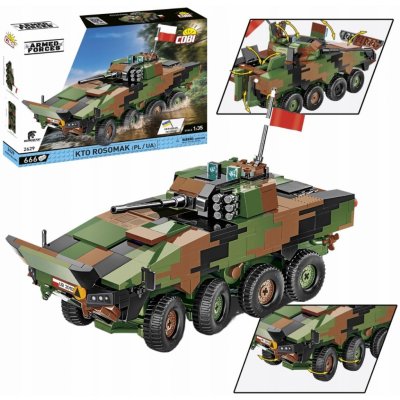 COBI 2629 Polský kolový obrněný transportér KTO Rosomak – Zboží Dáma