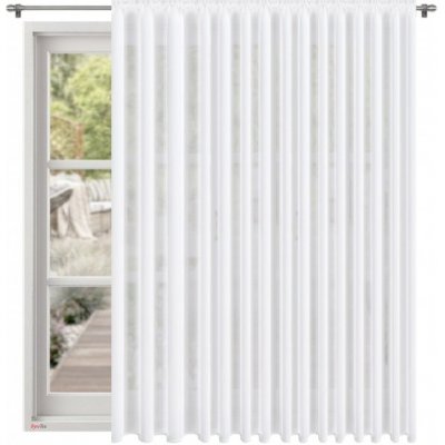 BytoTex Hotová záclona s řasící páskou Nani 400x250 cm – Zboží Mobilmania