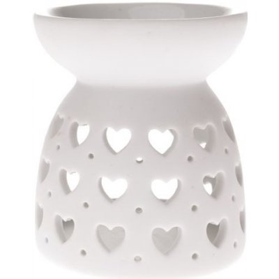 Porcelánová aroma lampa se srdíčky JON4124 – Hledejceny.cz