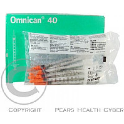 Omnican Injekční stříkačka ins.1 ml 0,3 x 12/U40 100 ks